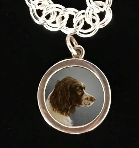 Beth de Loiselle Spaniel oil in Charm