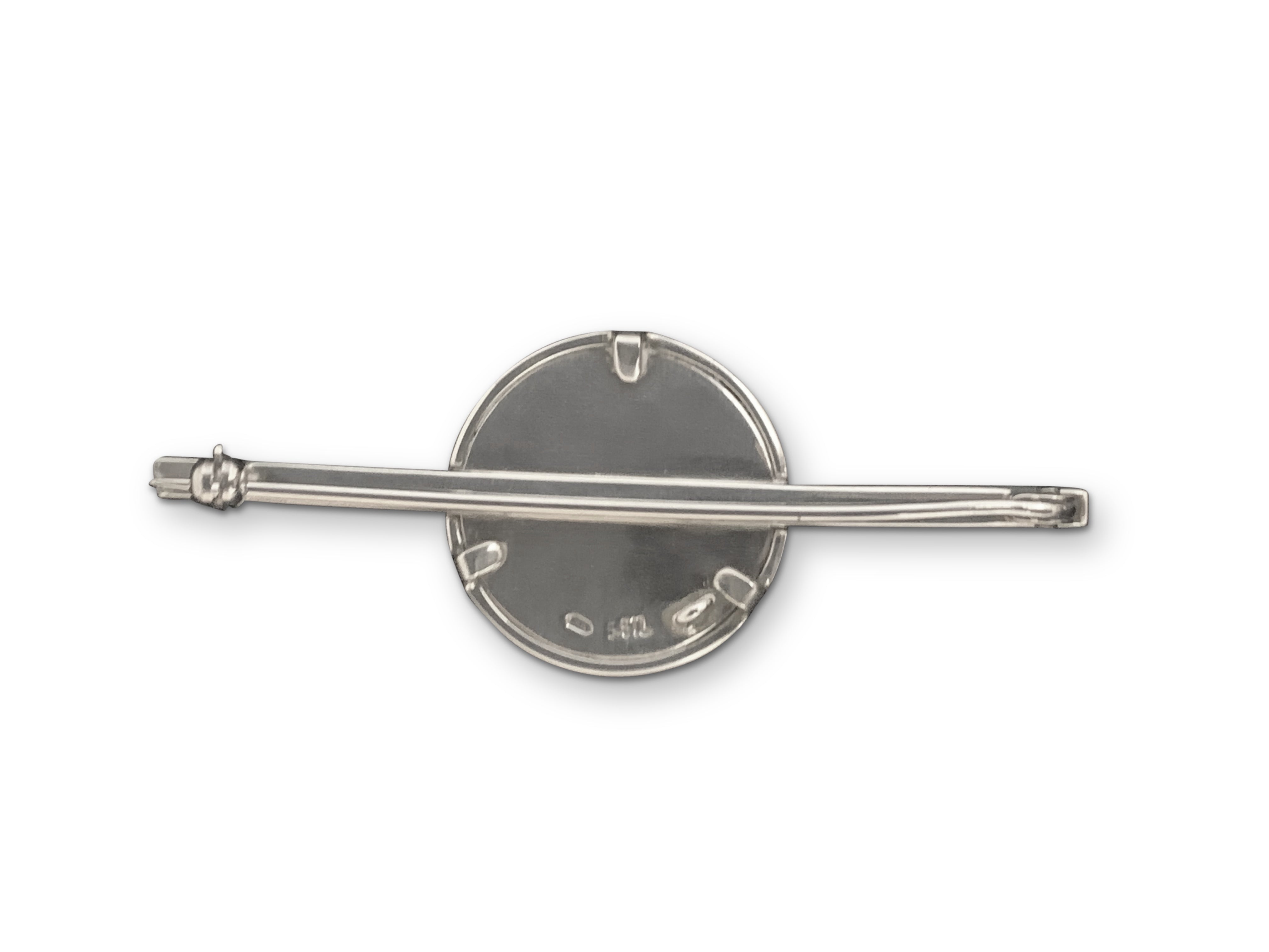 Horses Stock Pin oil miniature