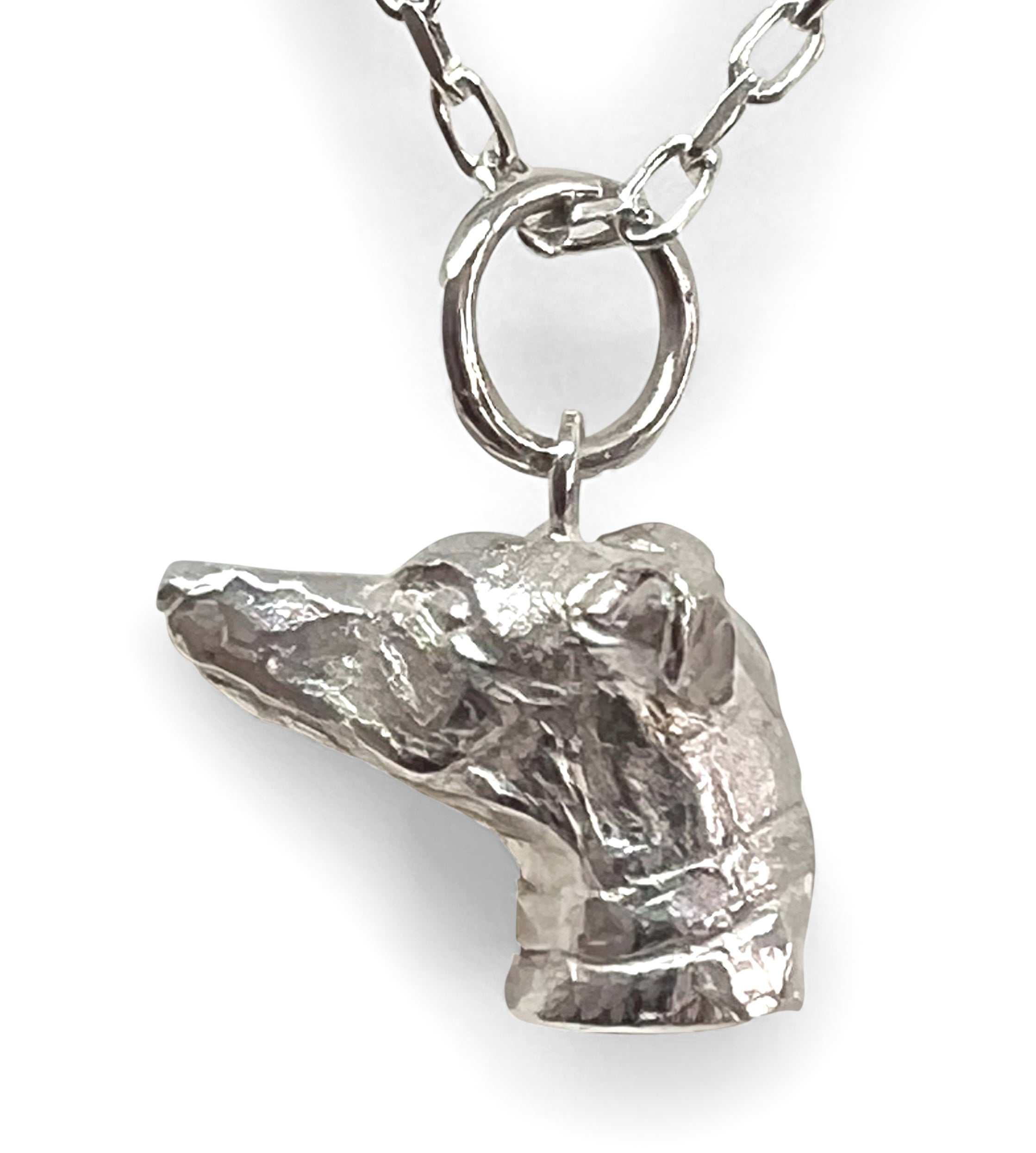 Greyhound Pendant Charm by Paul Eaton Sculptor