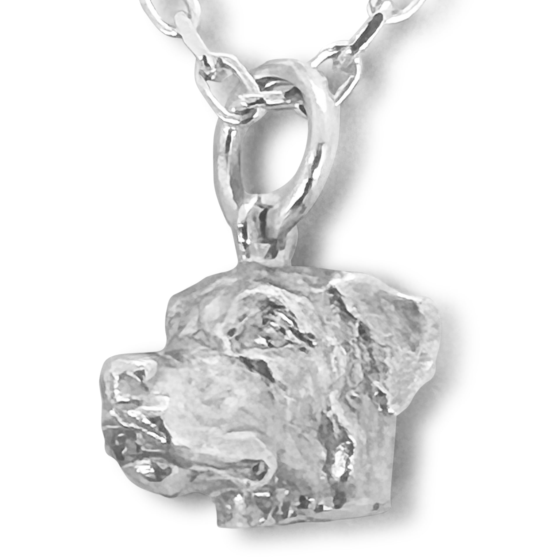 Rottweiler Pendant Charm by Paul Eaton Sculptor