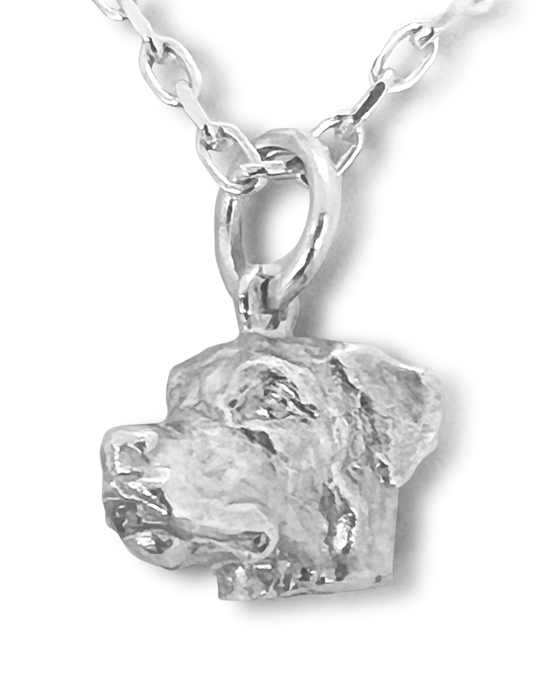 Rottweiler Pendant Charm by Paul Eaton Sculptor