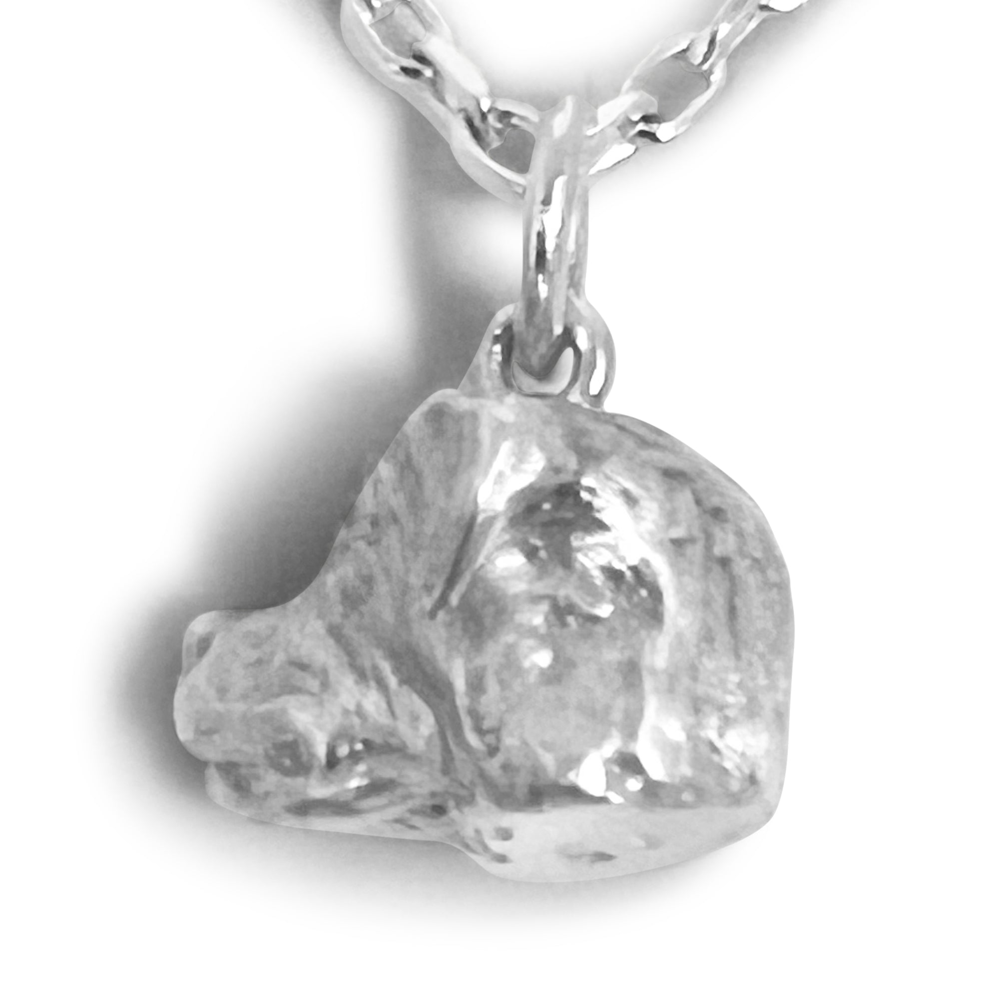 Rottweiler Pendant Charm by Paul Eaton Sculptor