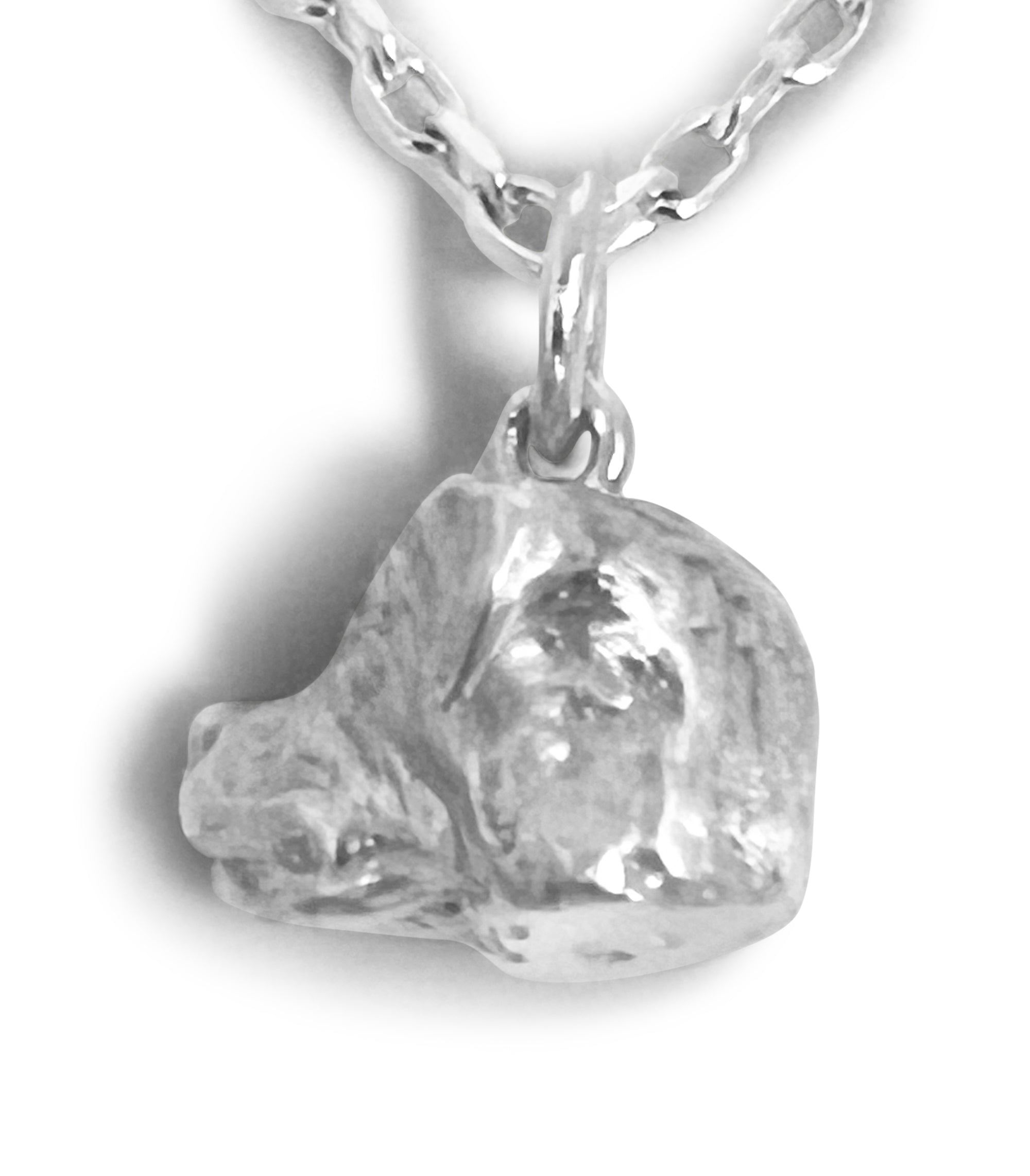 Rottweiler Pendant Charm by Paul Eaton Sculptor