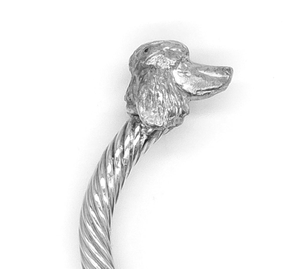 Poodle Twisted Bangle by Paul Eaton