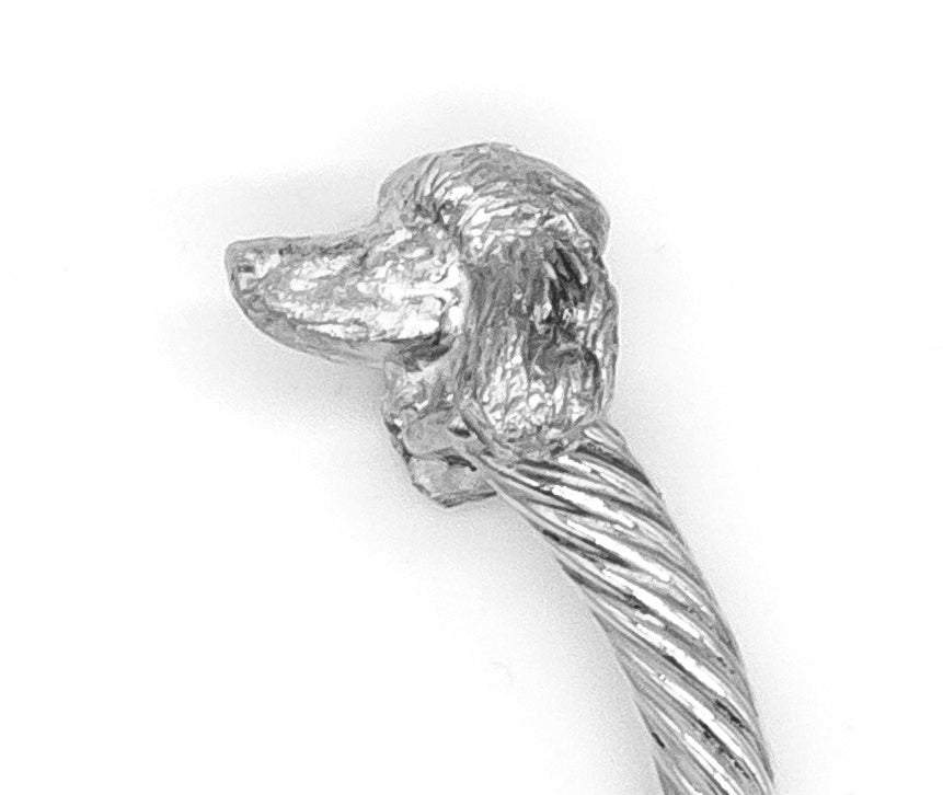 Poodle Twisted Bangle by Paul Eaton
