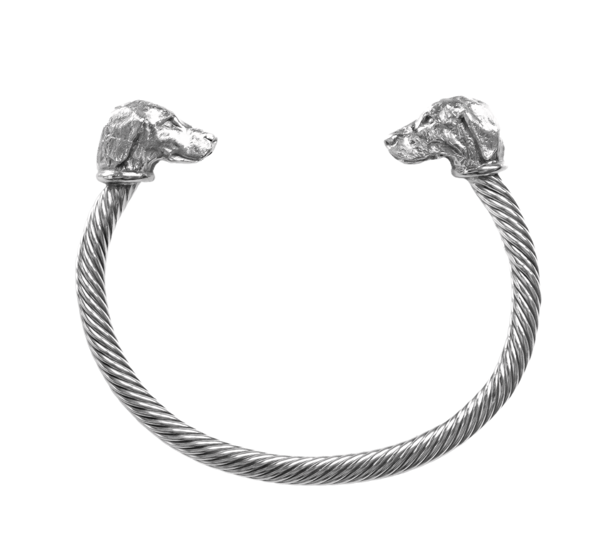 Labrador Twisted Bangle by Paul Eaton