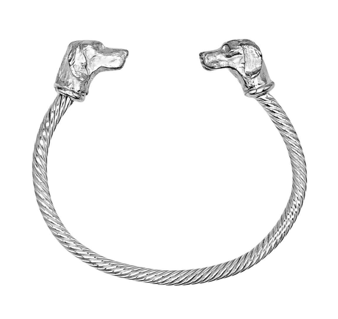 Pointer Twisted Bangle by Paul Eaton