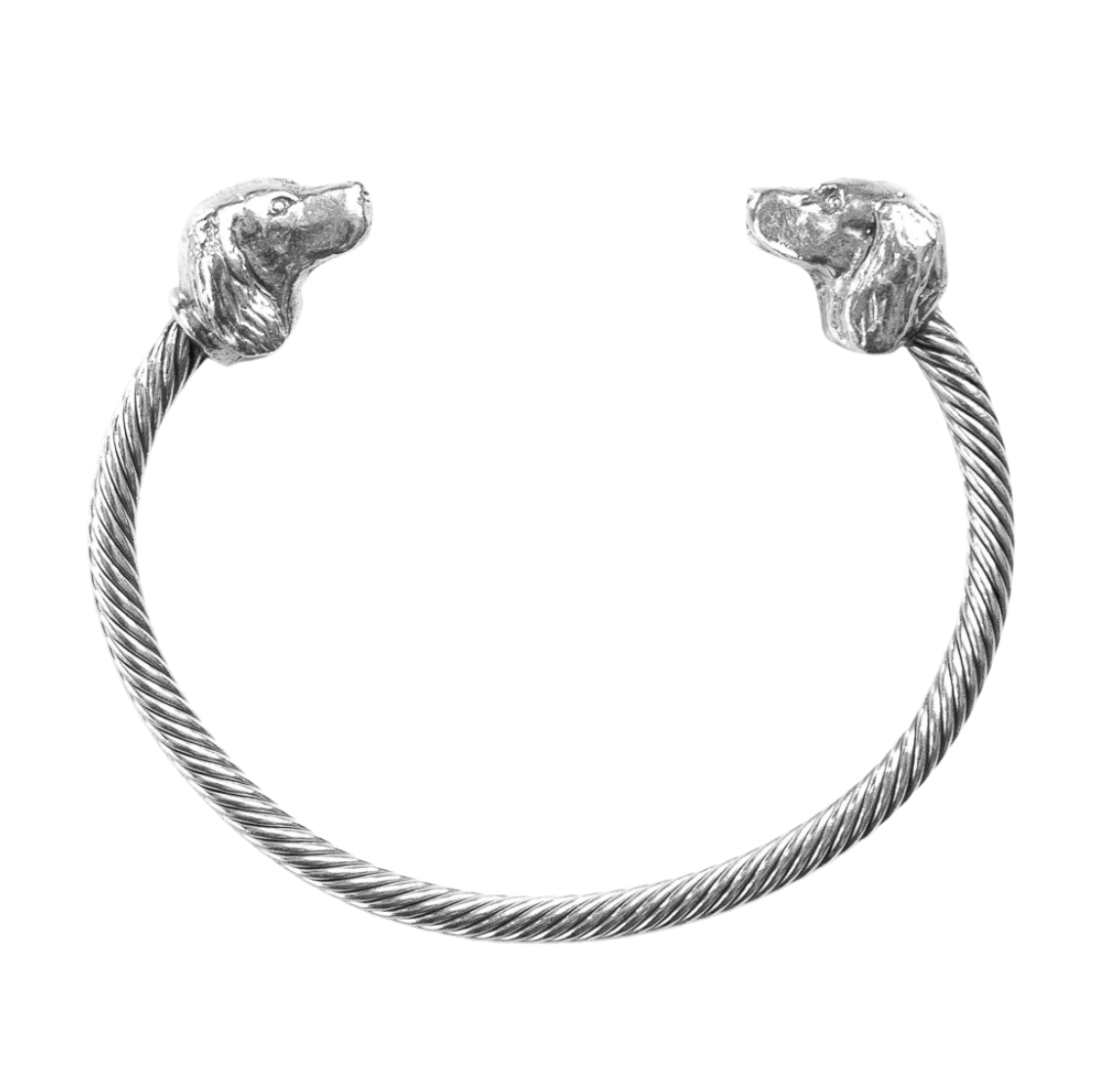 Spaniel Twisted Bangle by Paul Eaton
