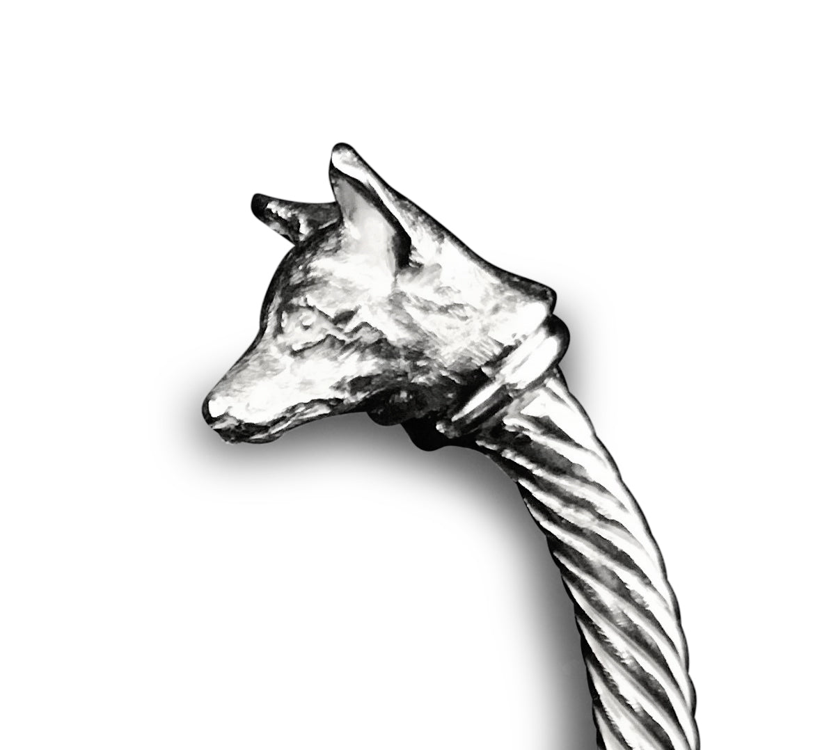 corgi twisted bangle by Paul Eaton