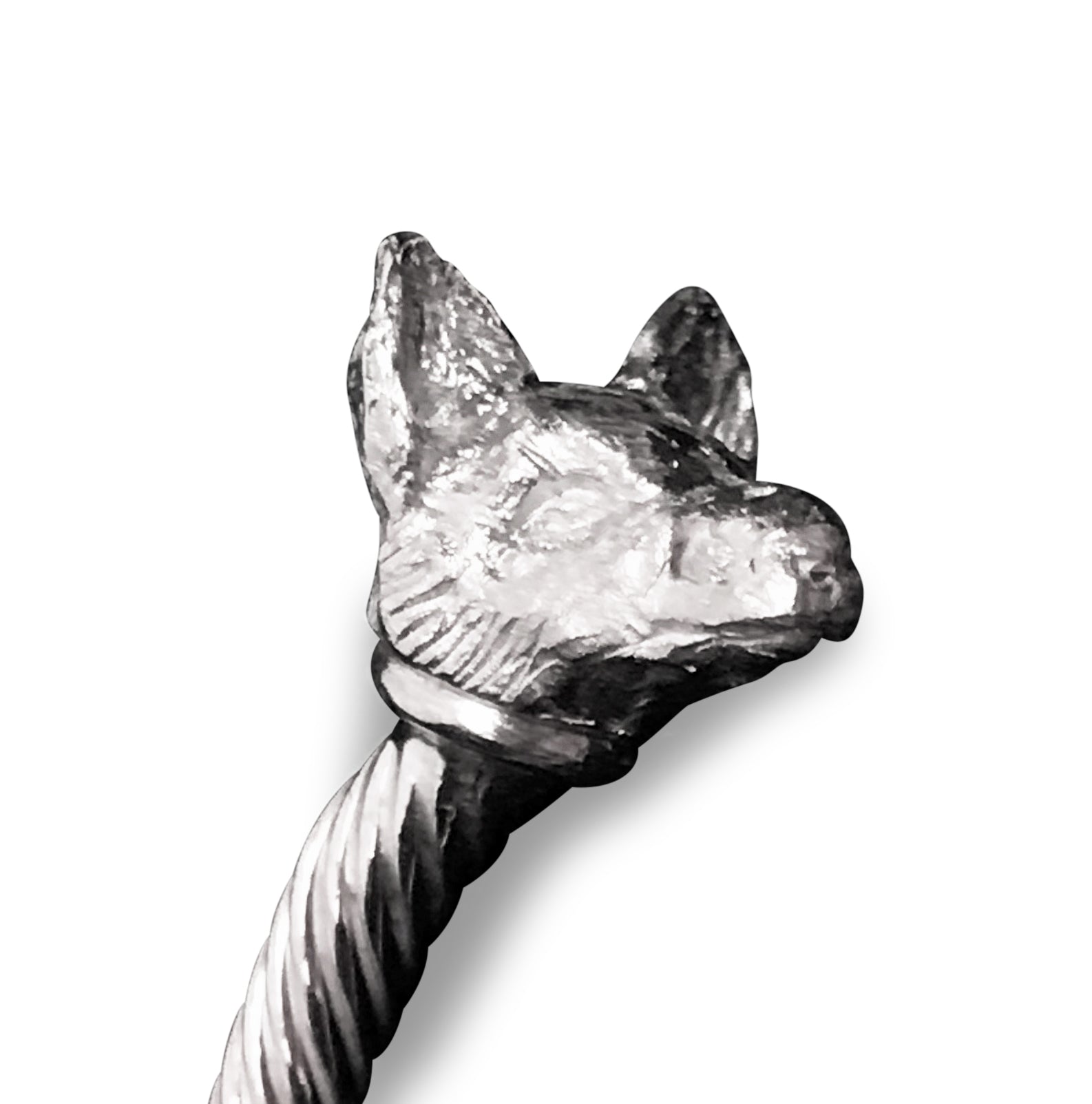 Fox twisted bangle by Paul Eaton
