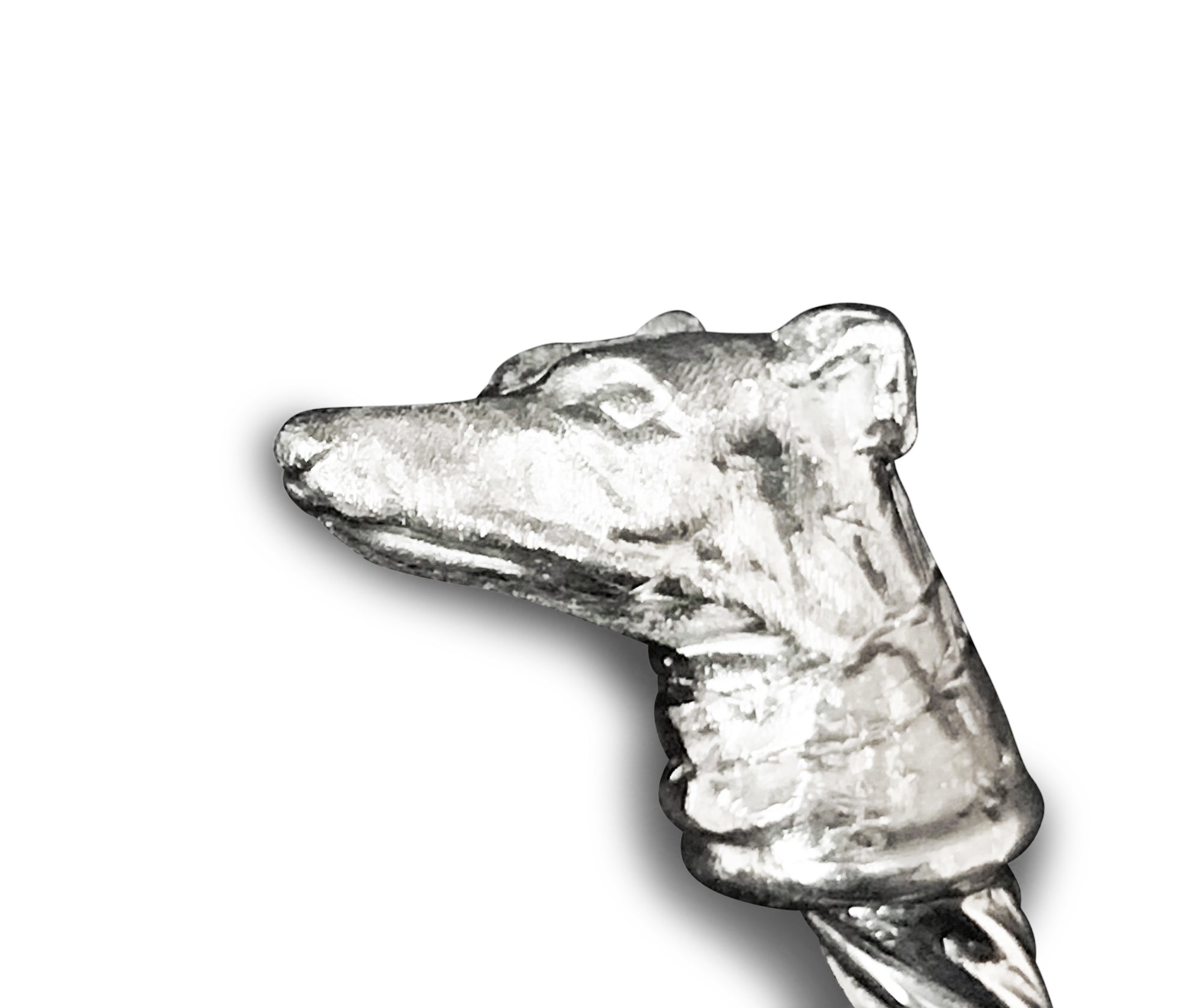 Greyhound Twisted Bangle by Paul Eaton