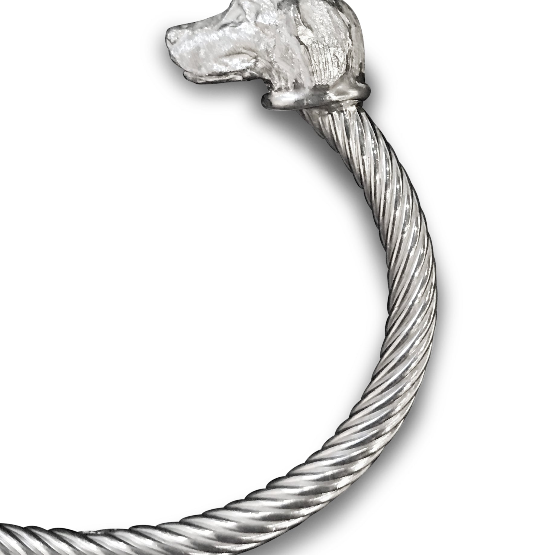 Labrador Twisted Bangle by Paul Eaton