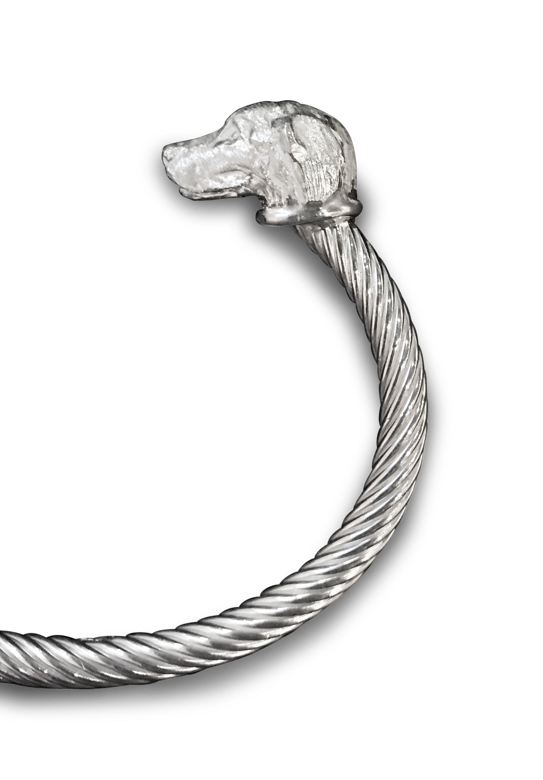 Labrador Twisted Bangle by Paul Eaton