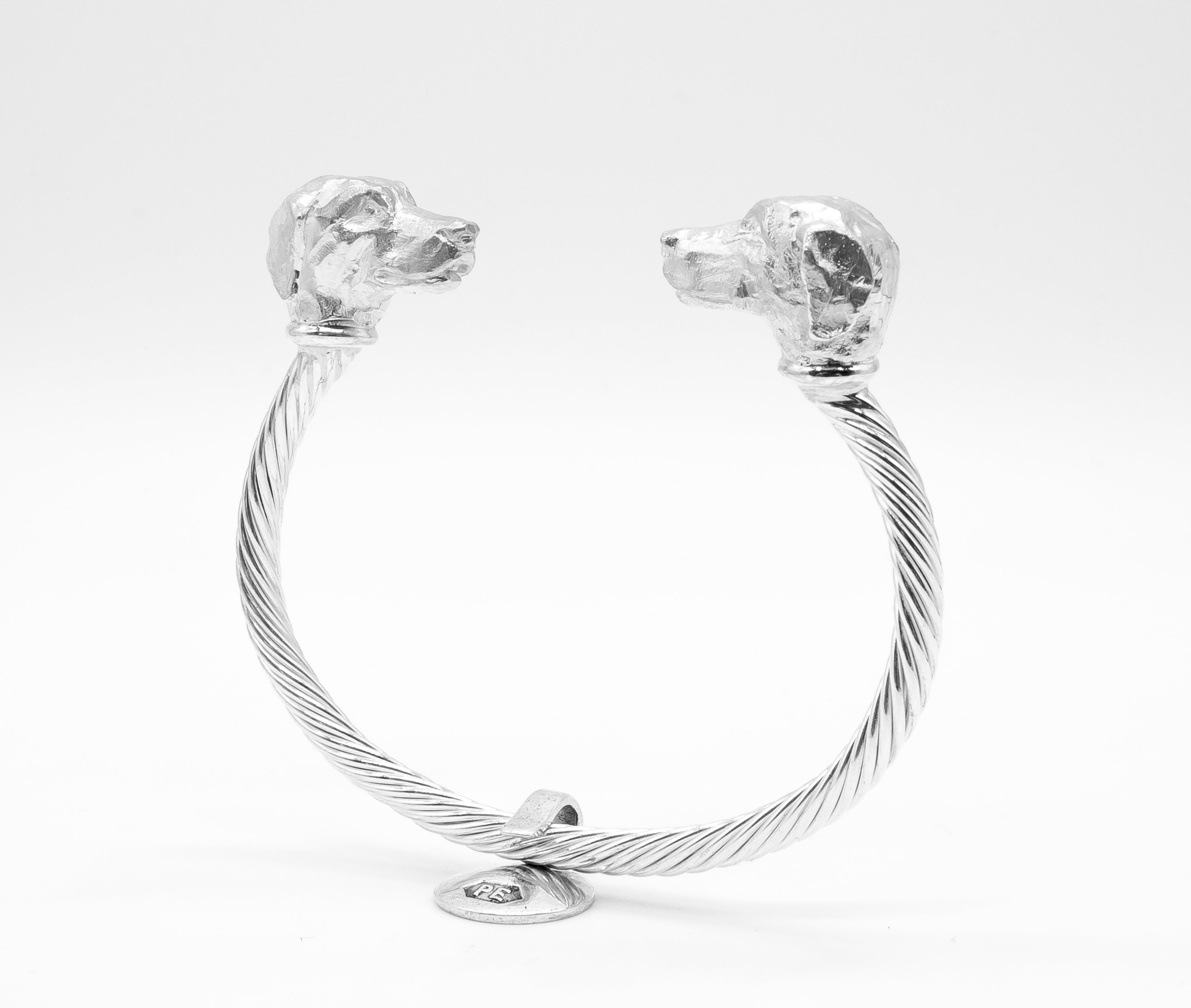 Labrador Retriever Twisted Bangle by Paul Eaton