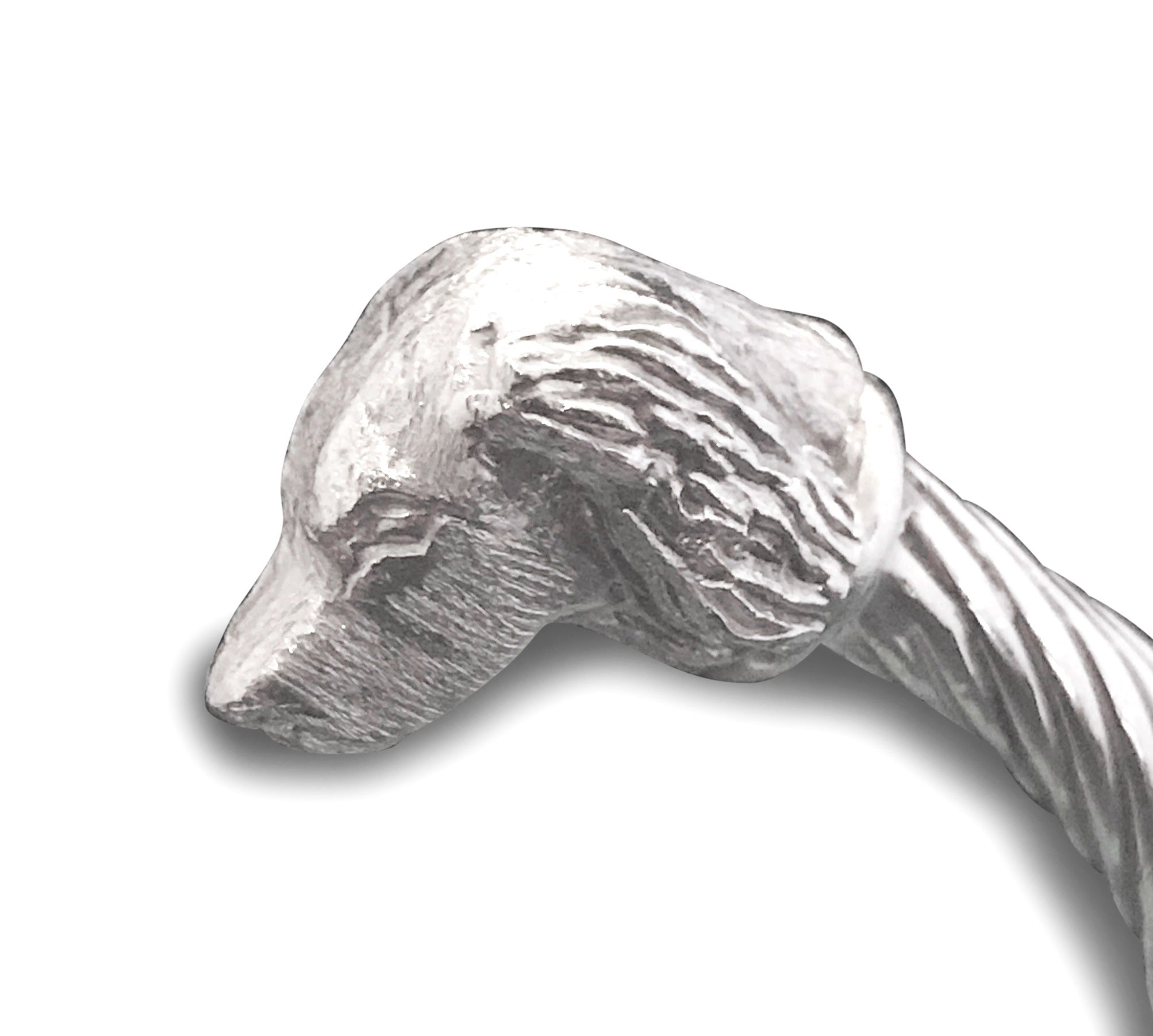 Spaniel Twisted Bangle by Paul Eaton