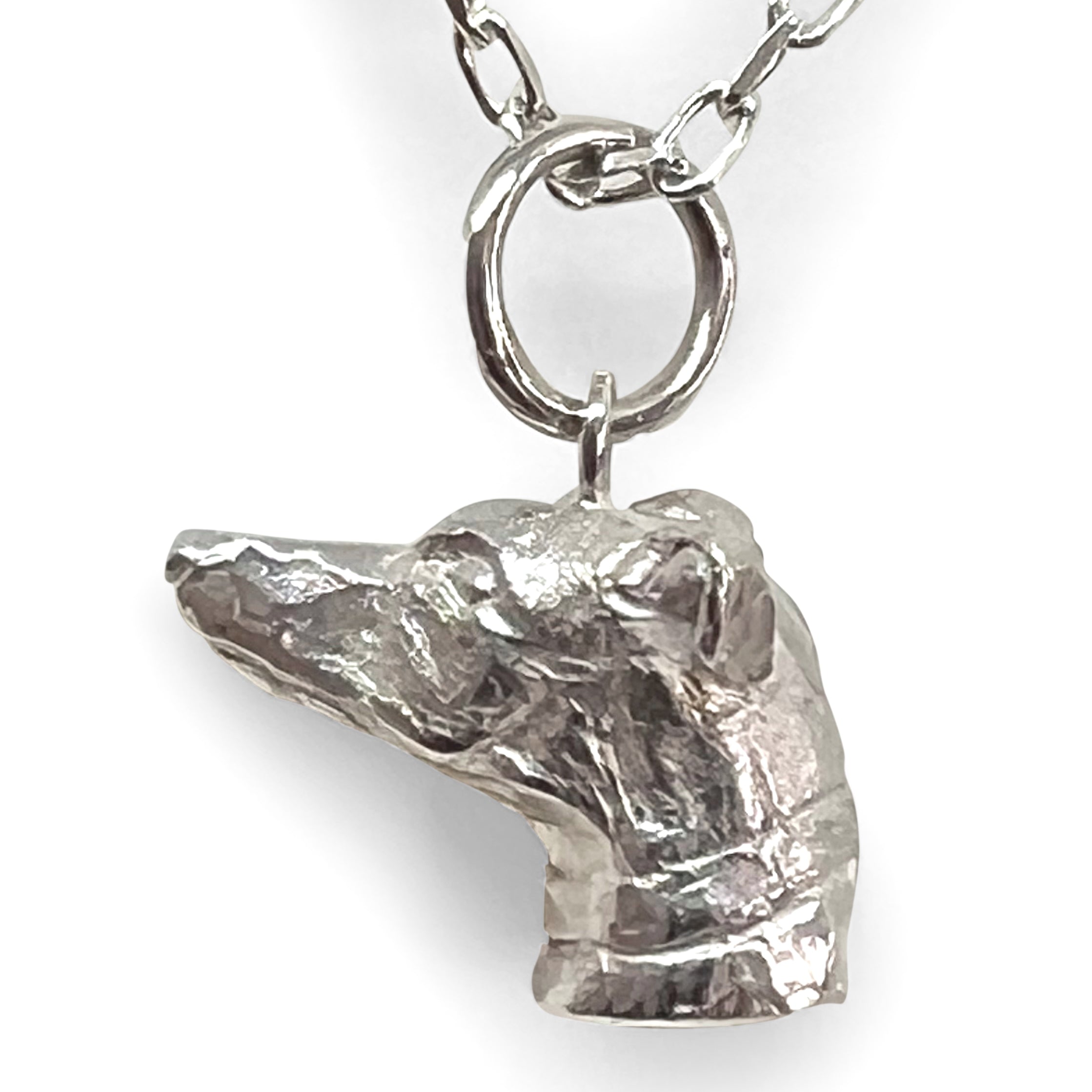 Greyhound Pendant Charm by Paul Eaton Sculptor