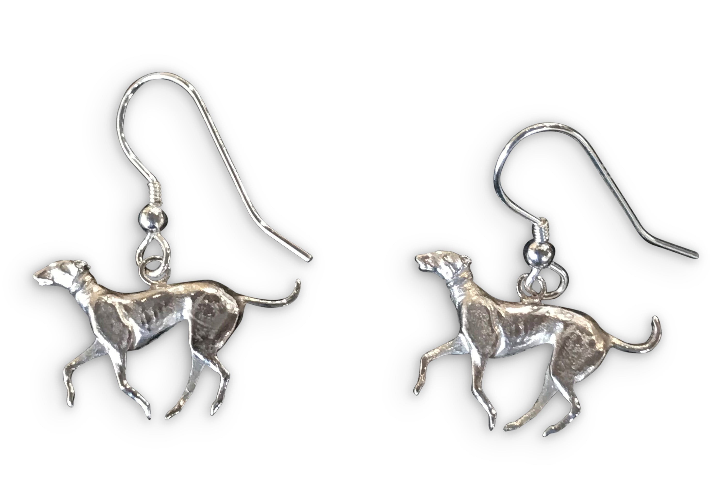Greyhound Earrings by Paul Eaton Sculptor