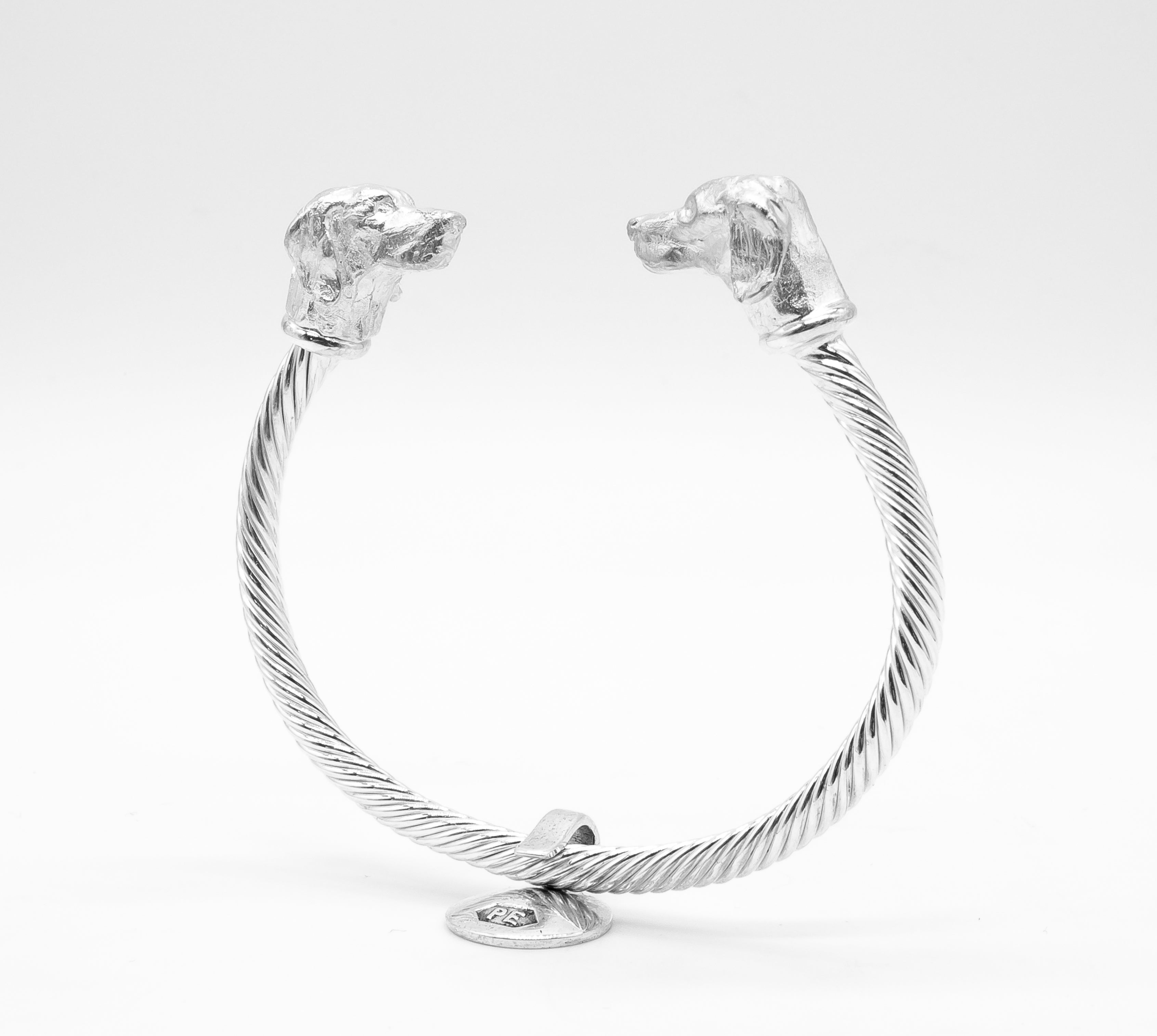 Pointer Twisted Bangle by Paul Eaton