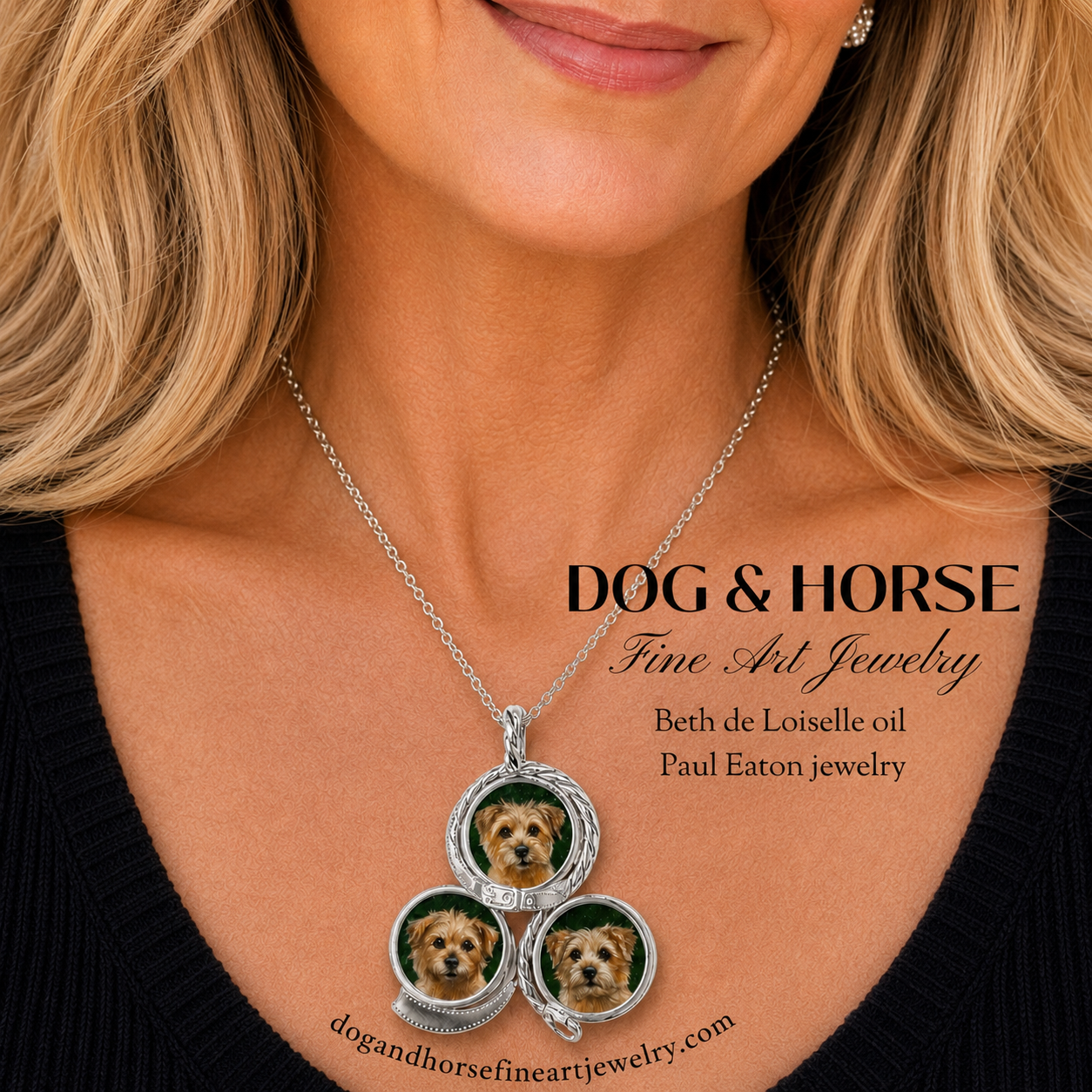 Oil Miniature Portraits in Bespoke Jewelry